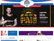 Tablet Screenshot of montefm.com.br